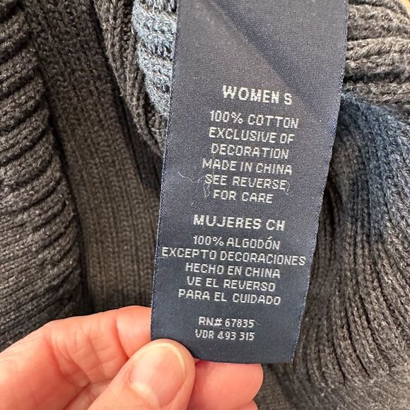 Nautica Womens Long Sleeve Sweater Crew Neck Gray  Size Small - Picture 6 of 9